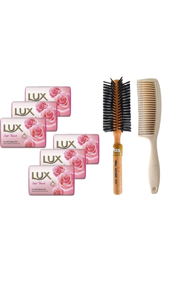 Soap 80Gr Soft Touch 6 Pieces Bio Care Handle Comb Hair Brush Classic Shape Blow Dryer