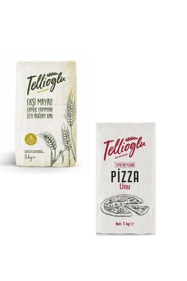 5 Kg Ekşi Mayalı Un/1 Kg Pizza Unu 2 Li Set - 1