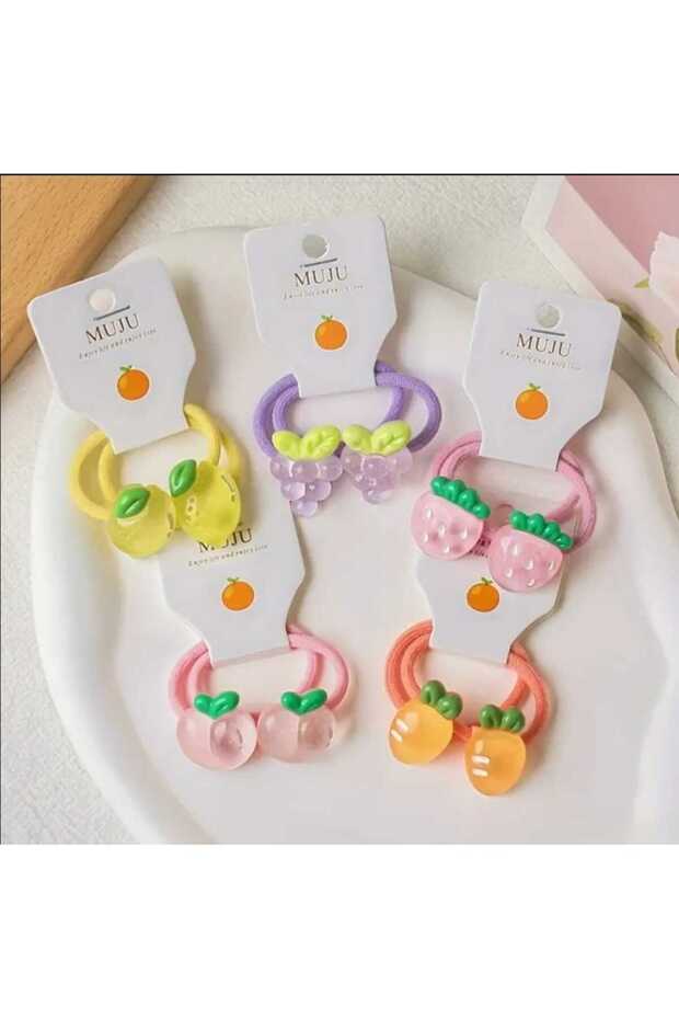 Cute Fruit Patterned Rubber Buckle - 1