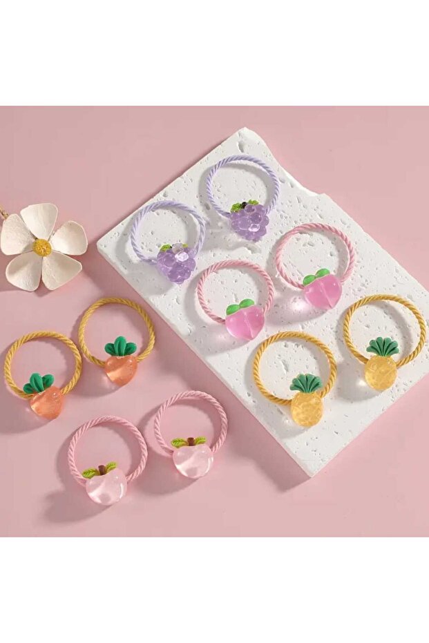 Cute Fruit Patterned Rubber Buckle - 5