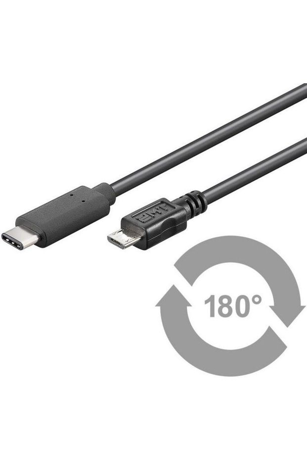 Cablu USB-C - USB2.0 Micro B 1M