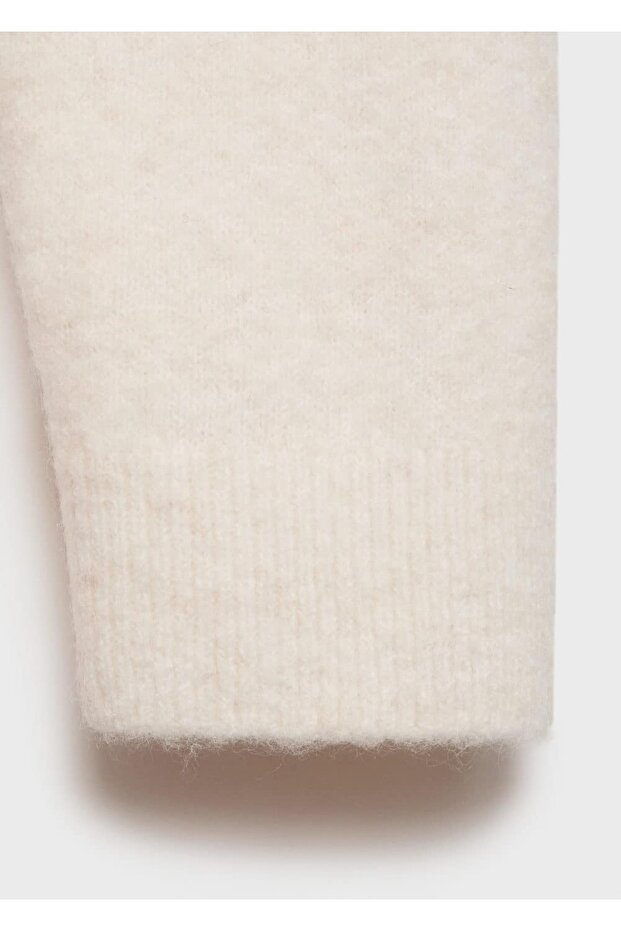 Boğazlı örgü kazak - 5