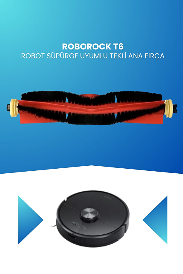 Roborock T6 Robot Vacuum Cleaner Compatible Single Main Brush - 1