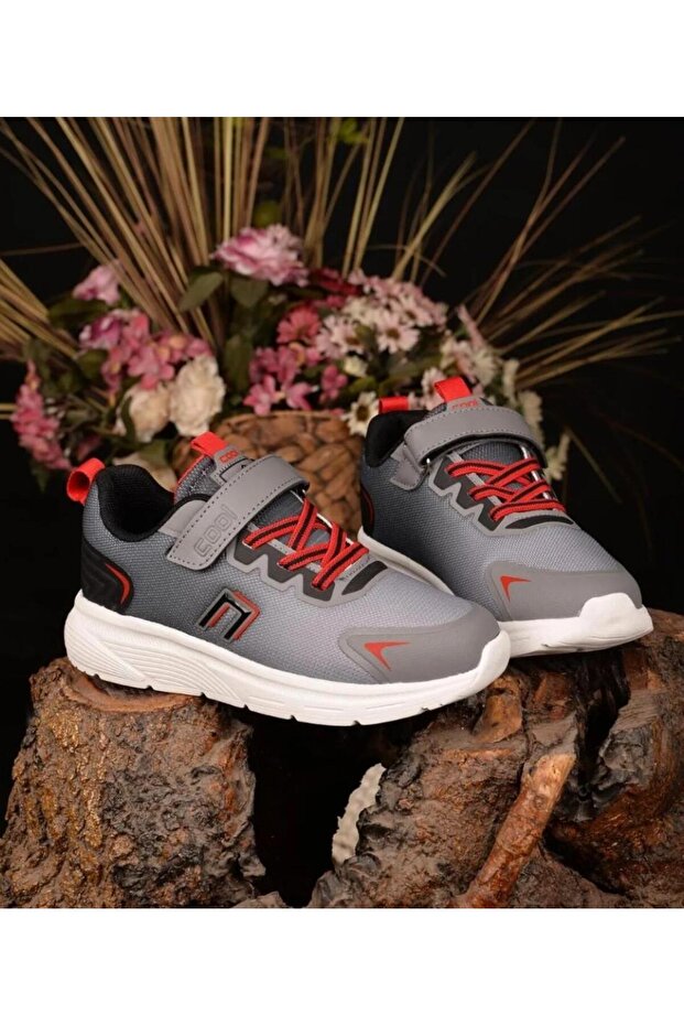 Aster-Flt 31/36 Kids Velcro Sneaker Sports Shoes