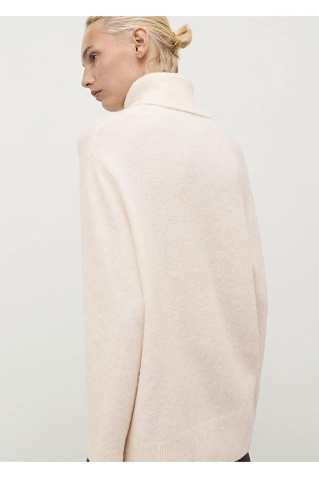 Boğazlı örgü kazak - 4