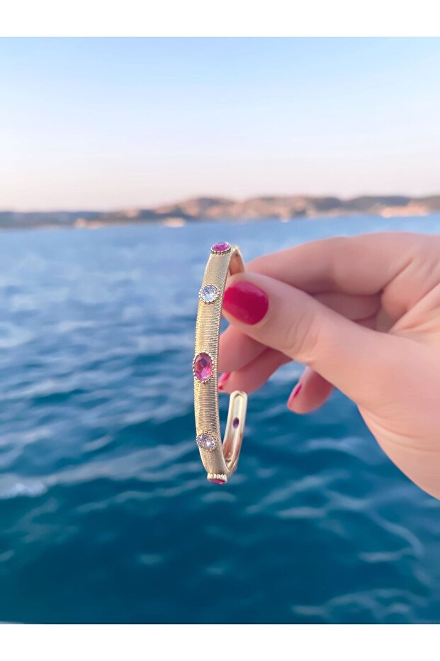 TAŞ DETAYLI HASIR ÇELİK KELEPÇE - 2