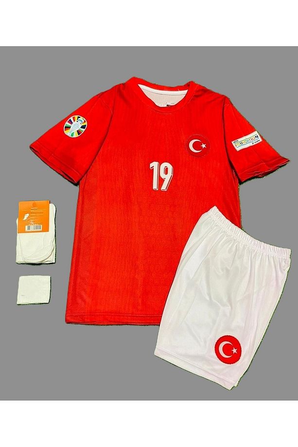 K,e,n,a,n, Y,ı,l,d,ı,z, Euro 2024 Milli Takımı Deplasman Çocuk Forması 4'Lü Set - 2