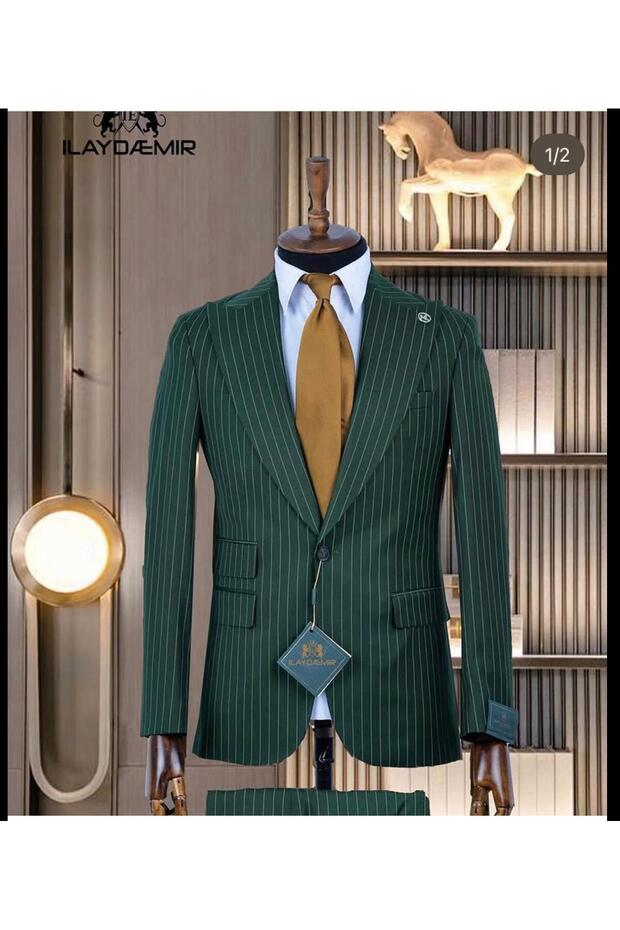 Blazer Striped Suit