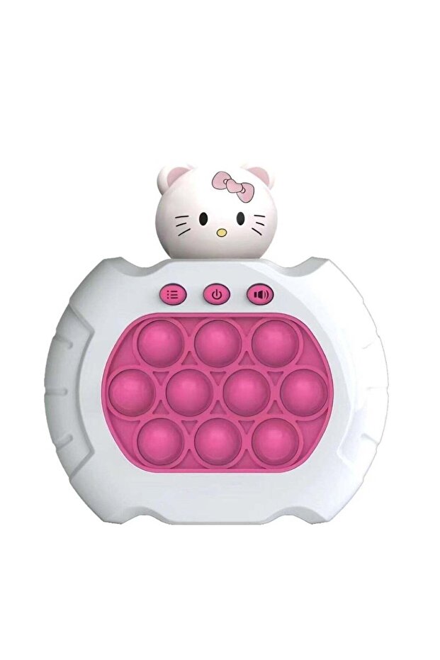 Pop Sensory Fidget Toy A Stress Reliever for Kids and Adults White/Pink
