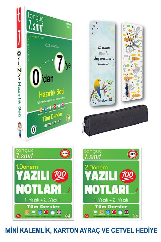 0'dan 7'ye Konu Anlatımlı Soru Bankası ve Yazılı Notları Seti - 1
