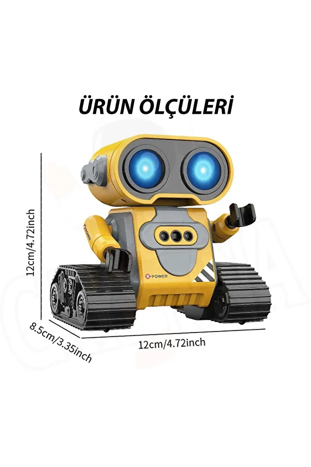 Şarj Edilebilir Hareket Algılama ve Kumandalı Kontrol Edilebilir Wall-e benzeri Robot Oyuncak - 5