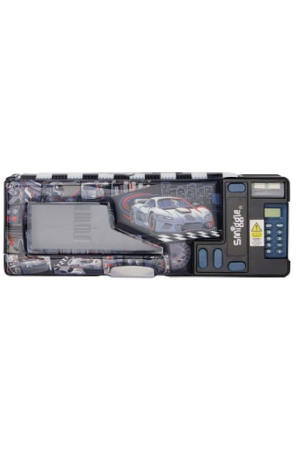 Limitless Araba Desenli Pop Out Hesap Makineli Otomatik Kalem Kutusu - 1