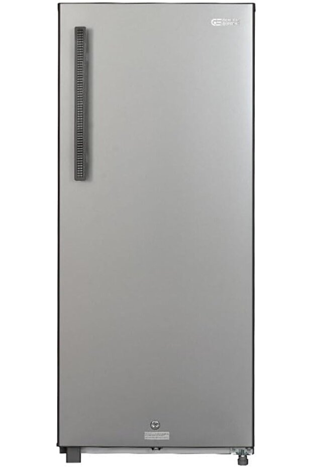 ثلاجة باب واحد (6.7 قدم مكعب، 190 لتر)، تبريد ثلجي، فضي، GS191S