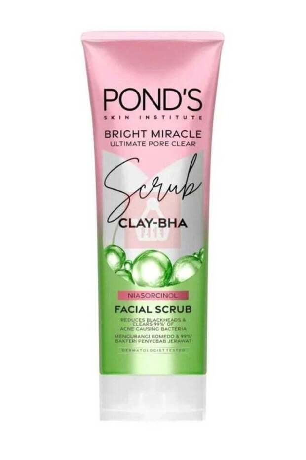 Bonds Bright Miracle Facial Scrub Cleanser Pore Purifying - 100g