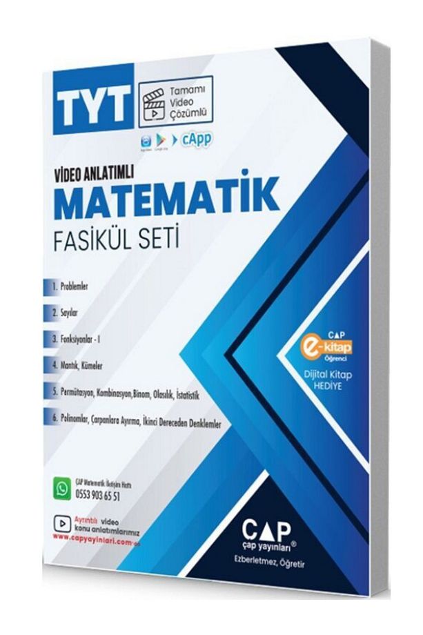 2025-2026 Müfredat Tyt Matematik Video Anlatımlı-Video Çözümlü Fasikül Seti+Android Kalem - 3