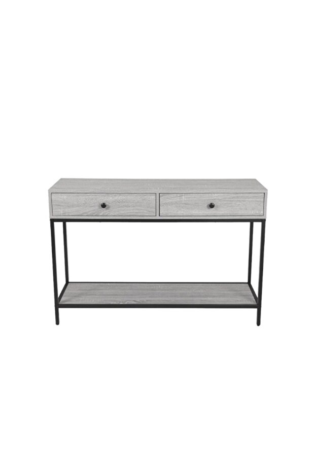 Grey wooden console - 2