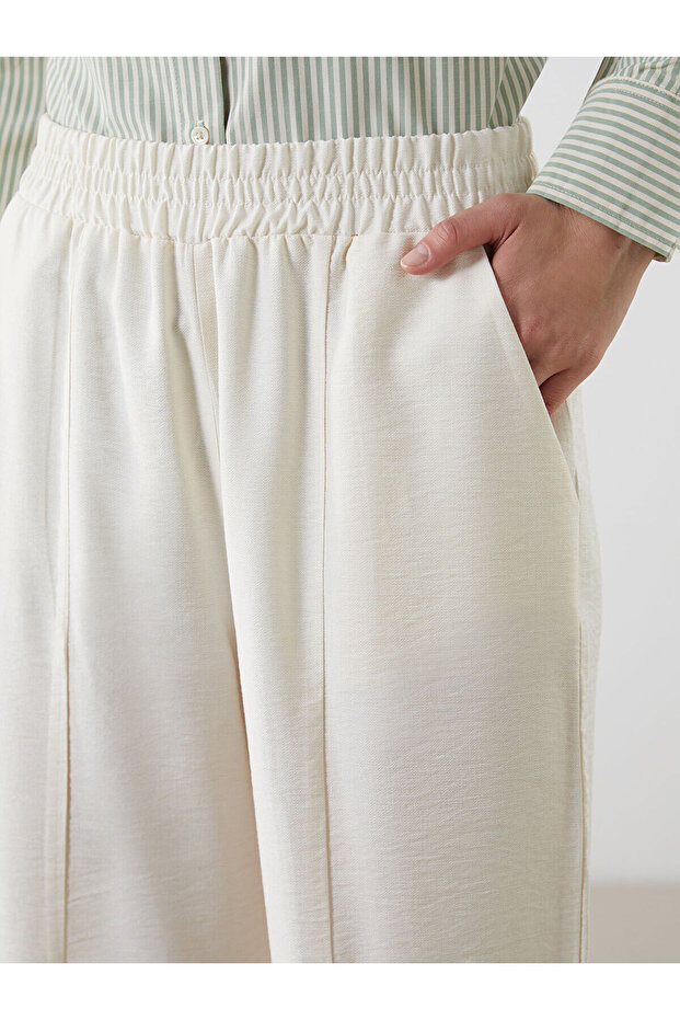Damenhose mit elastischem Bund - 3