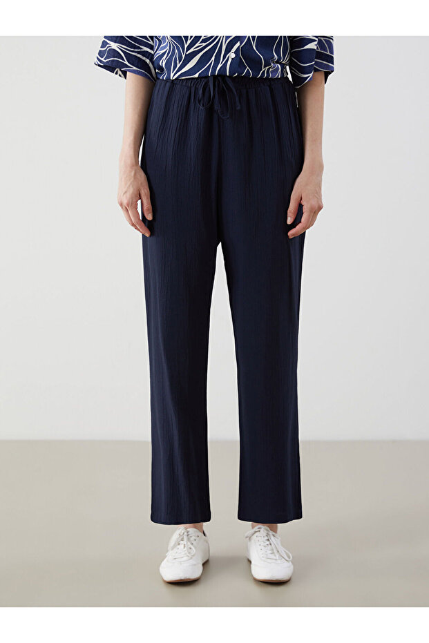 Damenhose mit elastischem Bund - 2