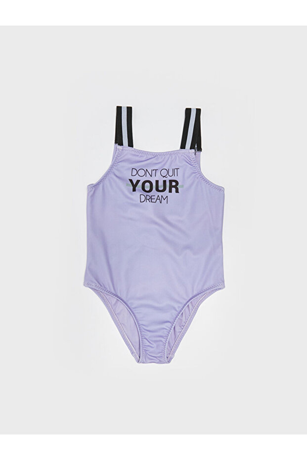 Lcw Printed Girl's Swimsuit Fashion