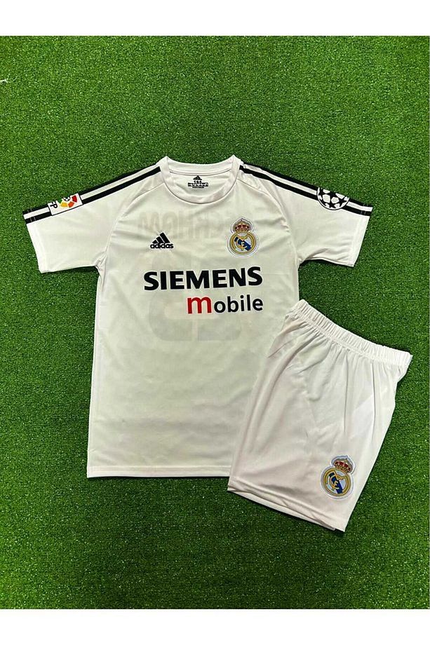 Real Madrid 2004/05 Sezonu David B.e.c.k.h.a.m Nostalji Çocuk Forması (White) - 4