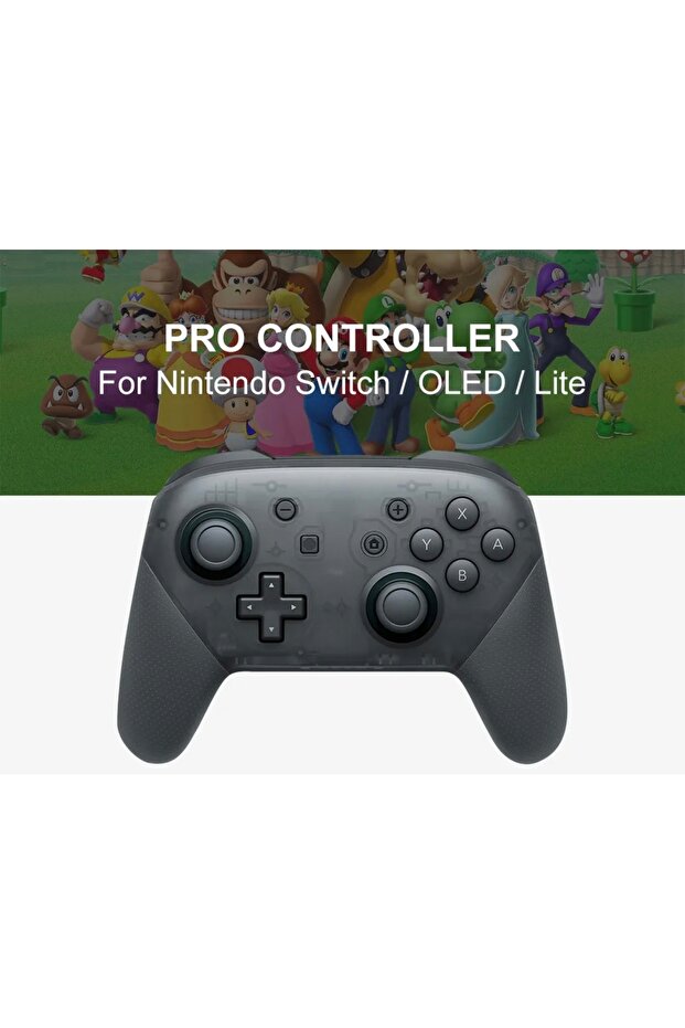 Switch Pro Controller Bluetooth Titreşimli Windows Pc/telefon/android Ios Tablet Kablosuz Oyun Kolu - 5