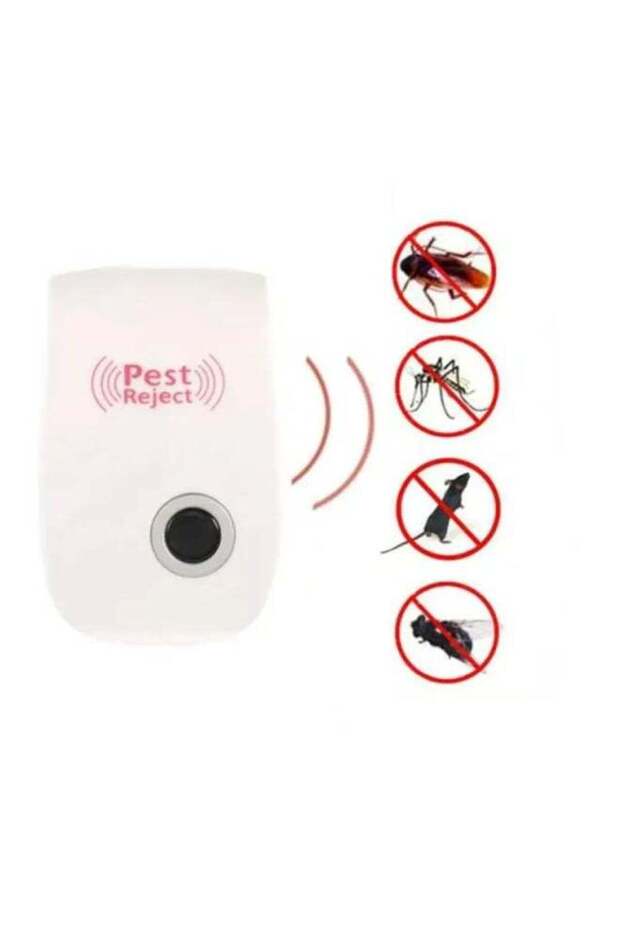 Pest Reject Electrosonic Pest Controlling And Repelling Device White