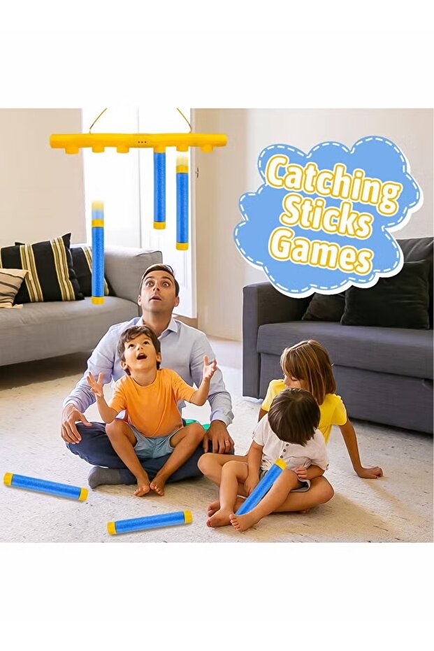 Catching Sticks Game, Reaction Training, Falling Sticks Game, Drop Stick Reaction Game - 7