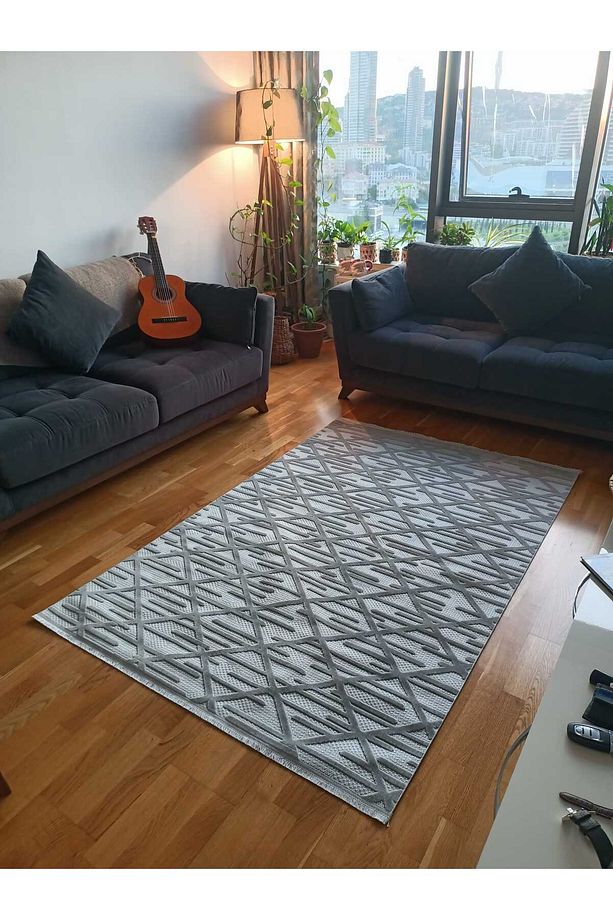 Bohem Halı Makinede Yıkanabilir Kaymaz Taban Salon Koridor Mutfak Halısı - 4