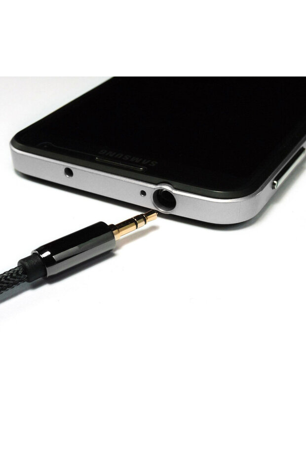 Cablu AUX mini-jack universal 2m negru - 7