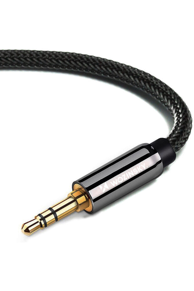 Cablu AUX mini-jack universal 2m negru - 5