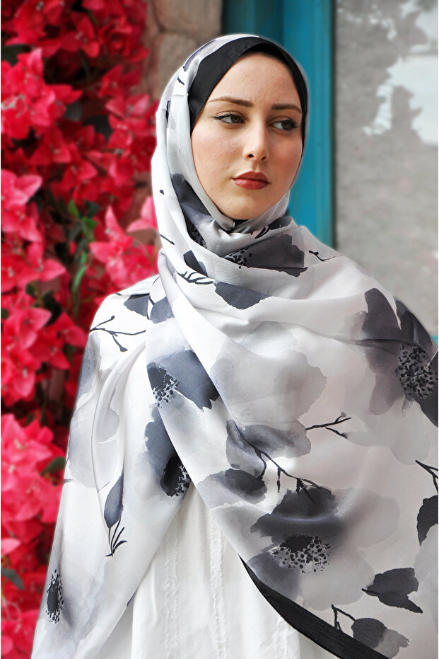 شال حرير سيماء ديزاين جانجان - 2