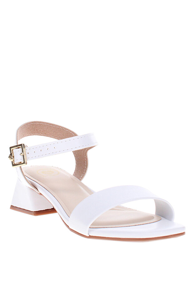 Back Strap Flat Sandals with Hook and Loop Closure - 1