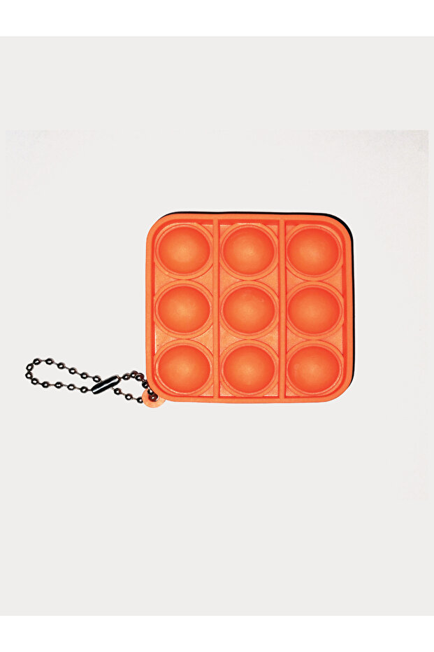 Square Fidget Popper Keychain