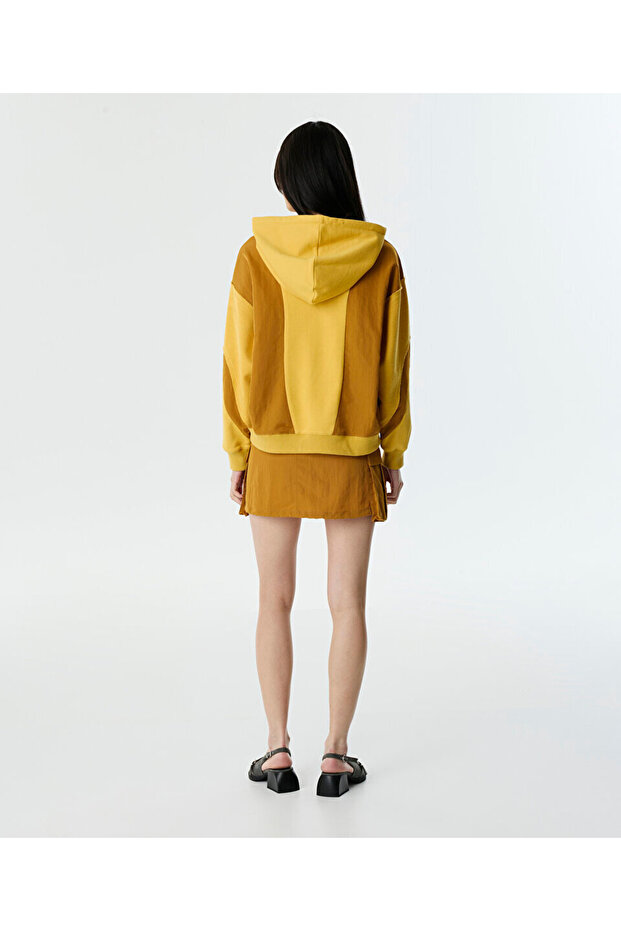 KUMAŞ MIX OVERSIZE SWEATSHIRT - 6