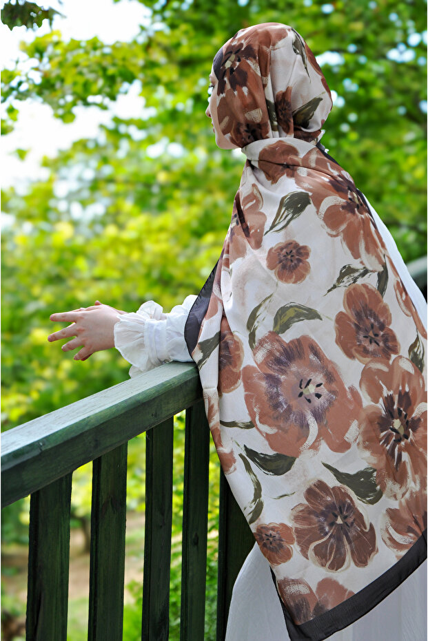 شال حريري منقوش من Cûha Janjan - 4