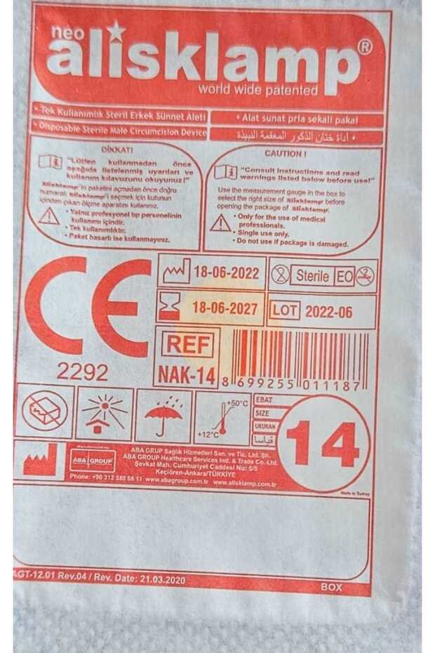 SÜNNET KLEMPİ NO:14 - 1