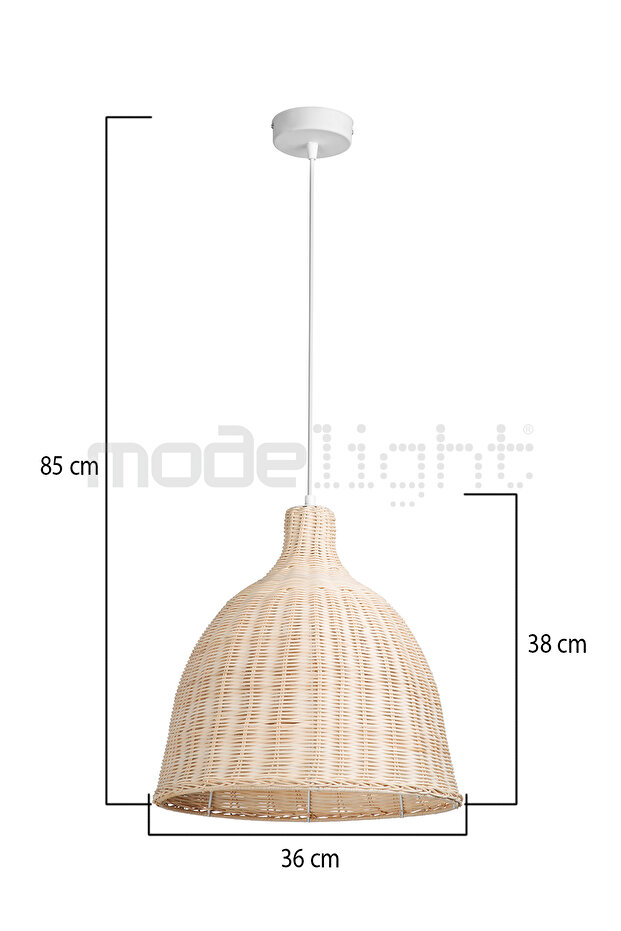 Mango Bambu Sarkıt 35'lik Açık krem - 4