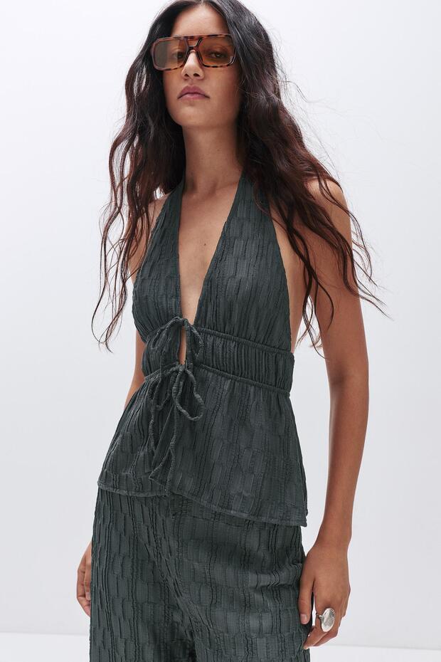 Halter dokulu üst - 4