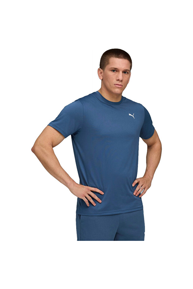 Pánské tričko Tad Essentials Solid Cat Tee Lc Small, modré - 1