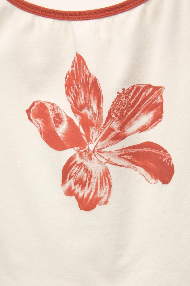 Çiçekli askılı top - 6