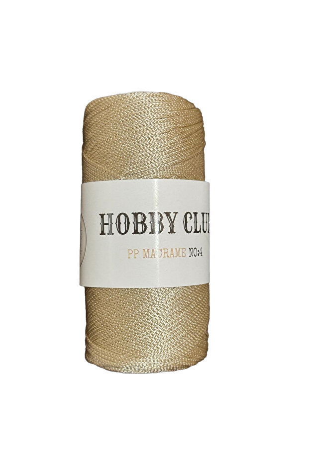Polyester Makrome No:4 200GR 2mm-037 Bej - 1