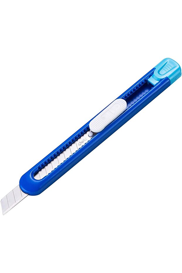 E2054 Utility Cutter – 13 Snap-Off SK5 Blades, Manual Lock, Safe & Sharp Design for Precise C - 3