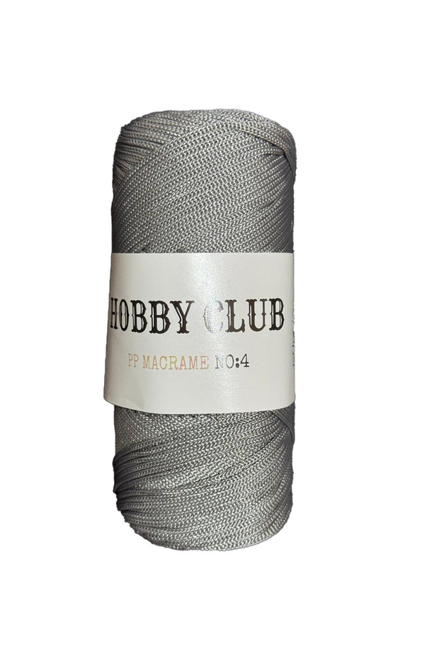 Polyester Macrame No:4 200Gr 2mm-064 Gray