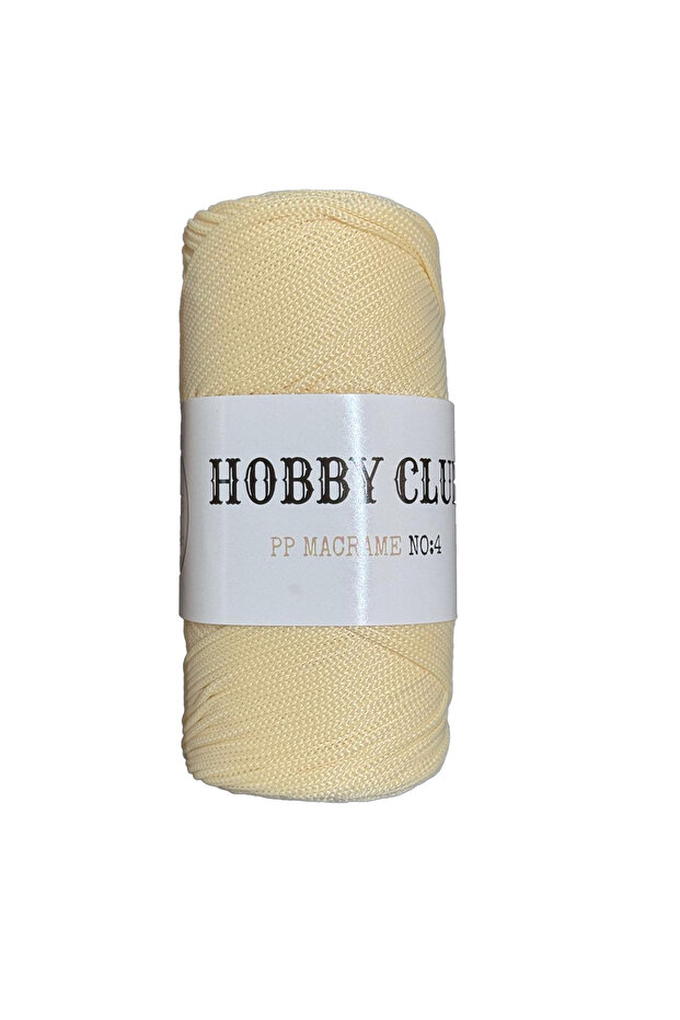 Polyester Macrame No:4 200Gr 2mm-017 Cream