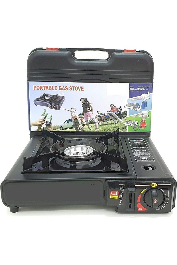 Gas Burner Stove Portable, 2 in 1 Gas burner Outdoor Camping and Emergency use, With Backpacking Gas