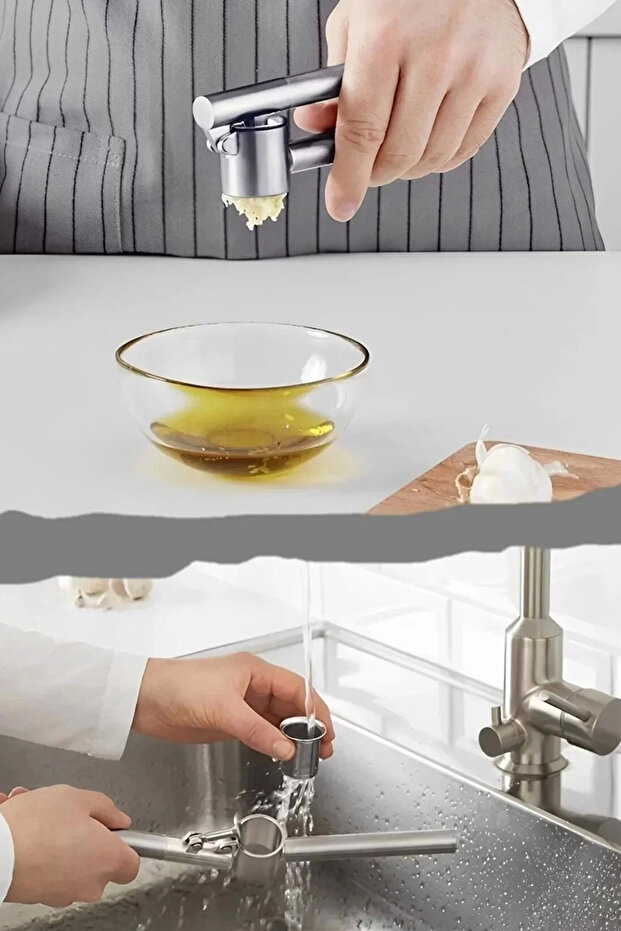 مطحنة الثوم المعدنية - 2