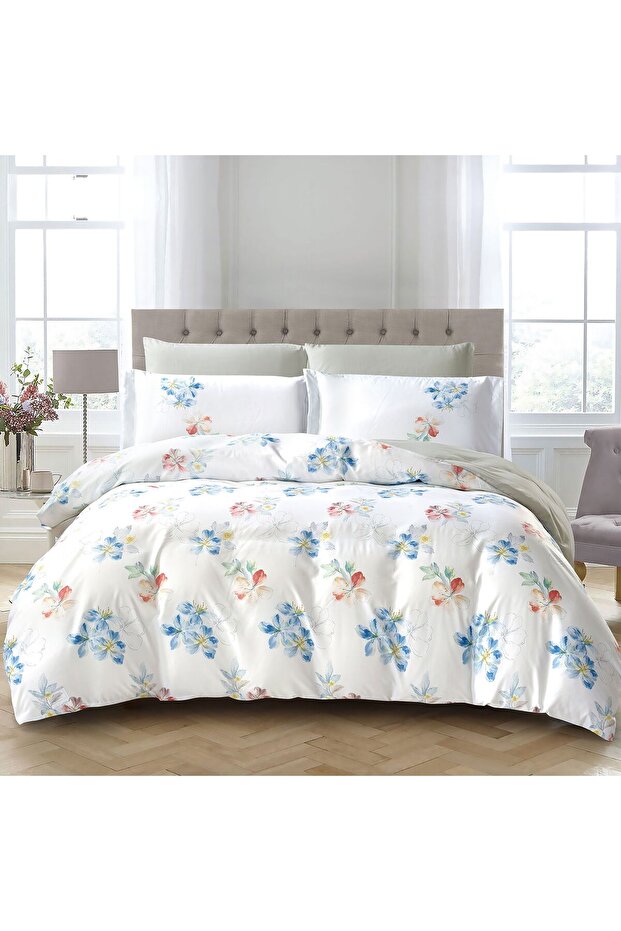 4-piece Duvet Cover Set, Queen Size 200 X 230cm, Microfiber, (WITHOUT FILLER)