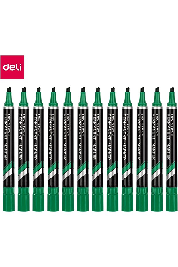 Think 1.5-5 mm Chisel Tip Permanent Marker, Green - 5