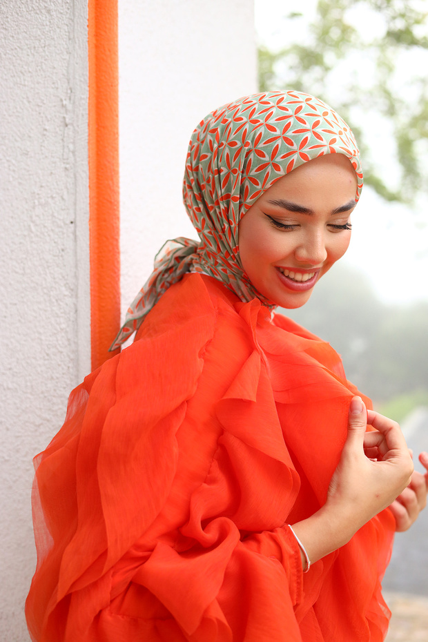 وشاح نجمة من القطن الناعم - 73058 - 07