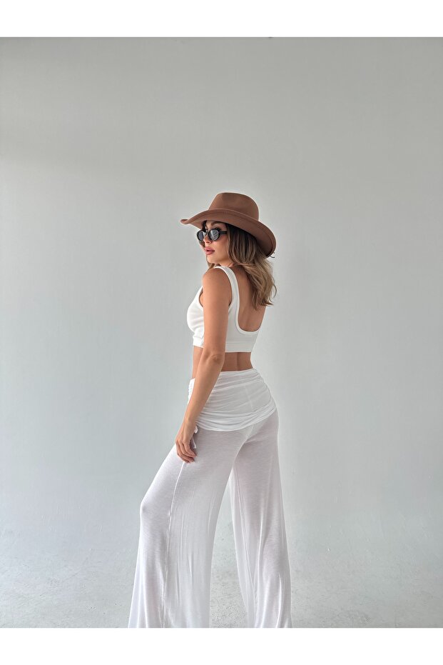 Naborano Suknja Hlače - 6